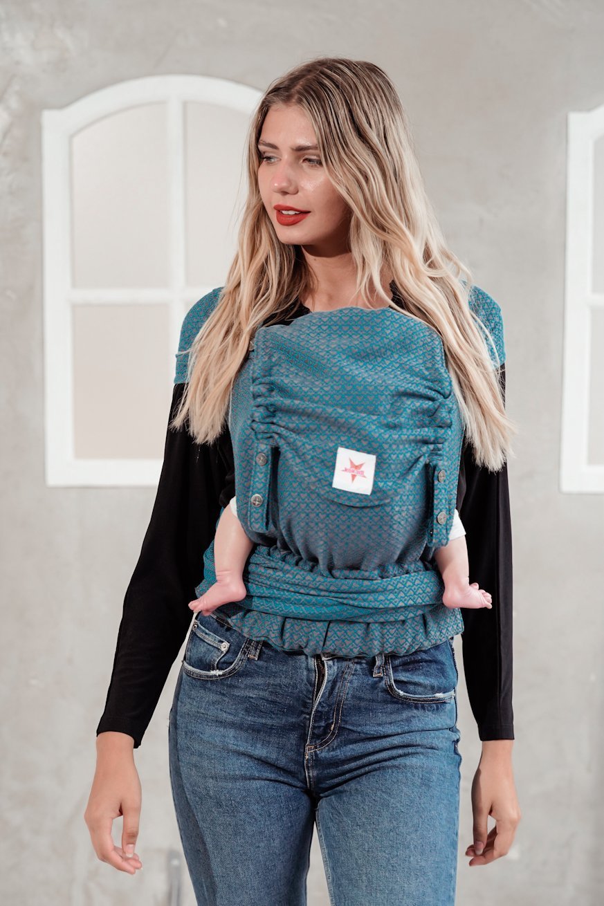 portador de bebê WrapTai Lagoa Heart2Heart KOKADI