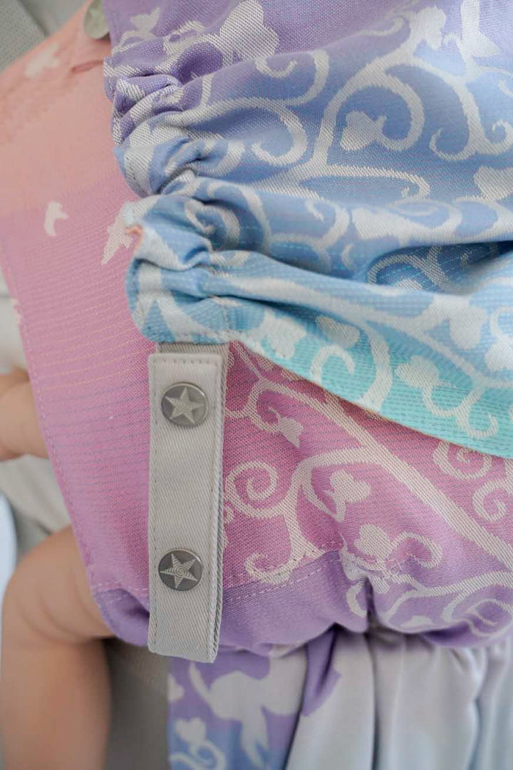 Fecho de pressão feminino prateado - KOKADI