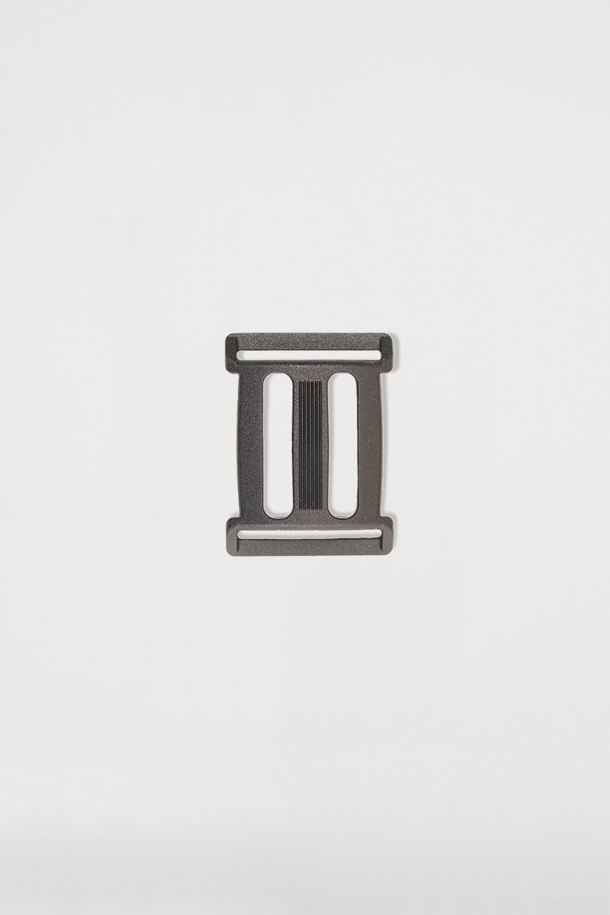 Fivela cruzada 25mm preta - KOKADI