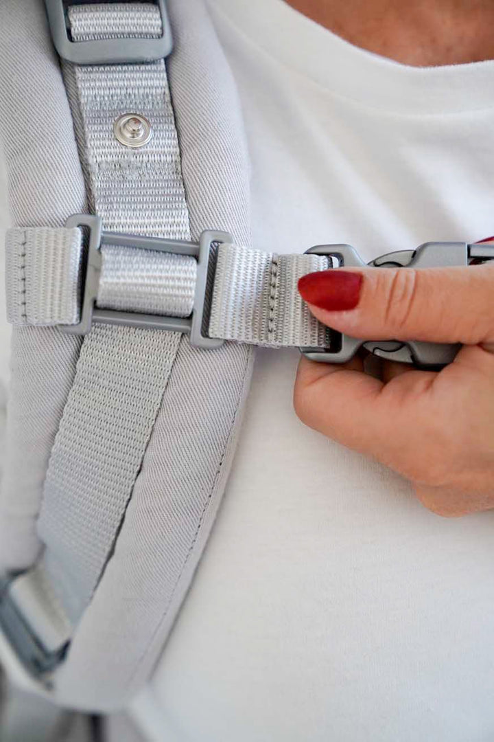 Fivela cruzada 25mm Silverline brilhante - KOKADI