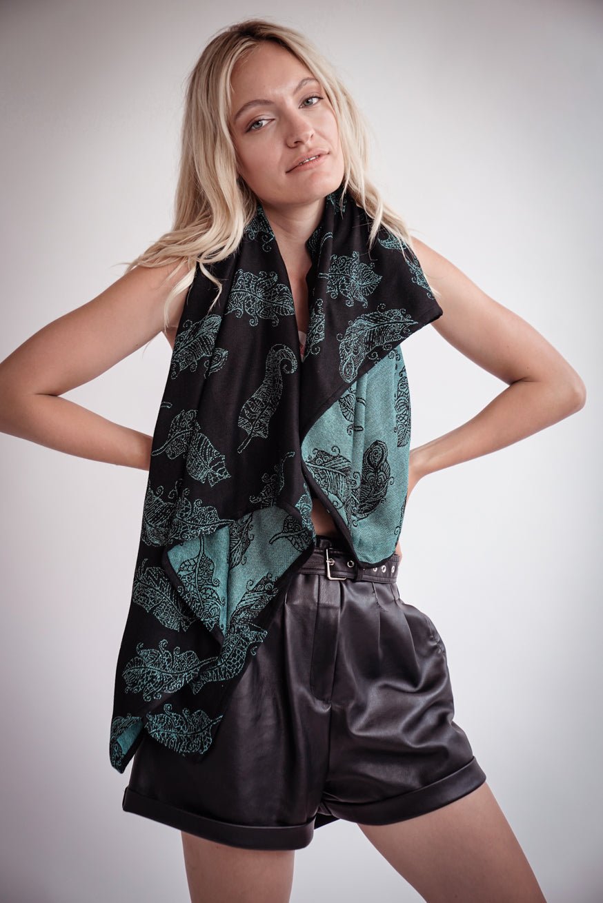 Toalha fofinha de penas de mandala Alexander - KOKADI